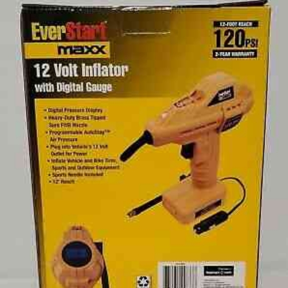 Portable Air Compressor EverStart Maxx 120 PSI 12 V Digital LCD - Picture 13 of 14